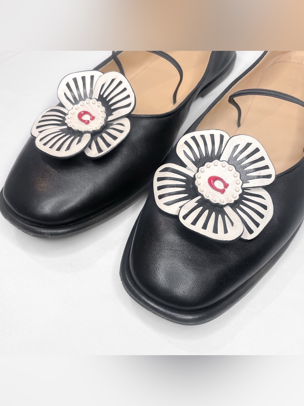 Coach Elaina Tea Rose Ballet Flats - Picture 4 of 11